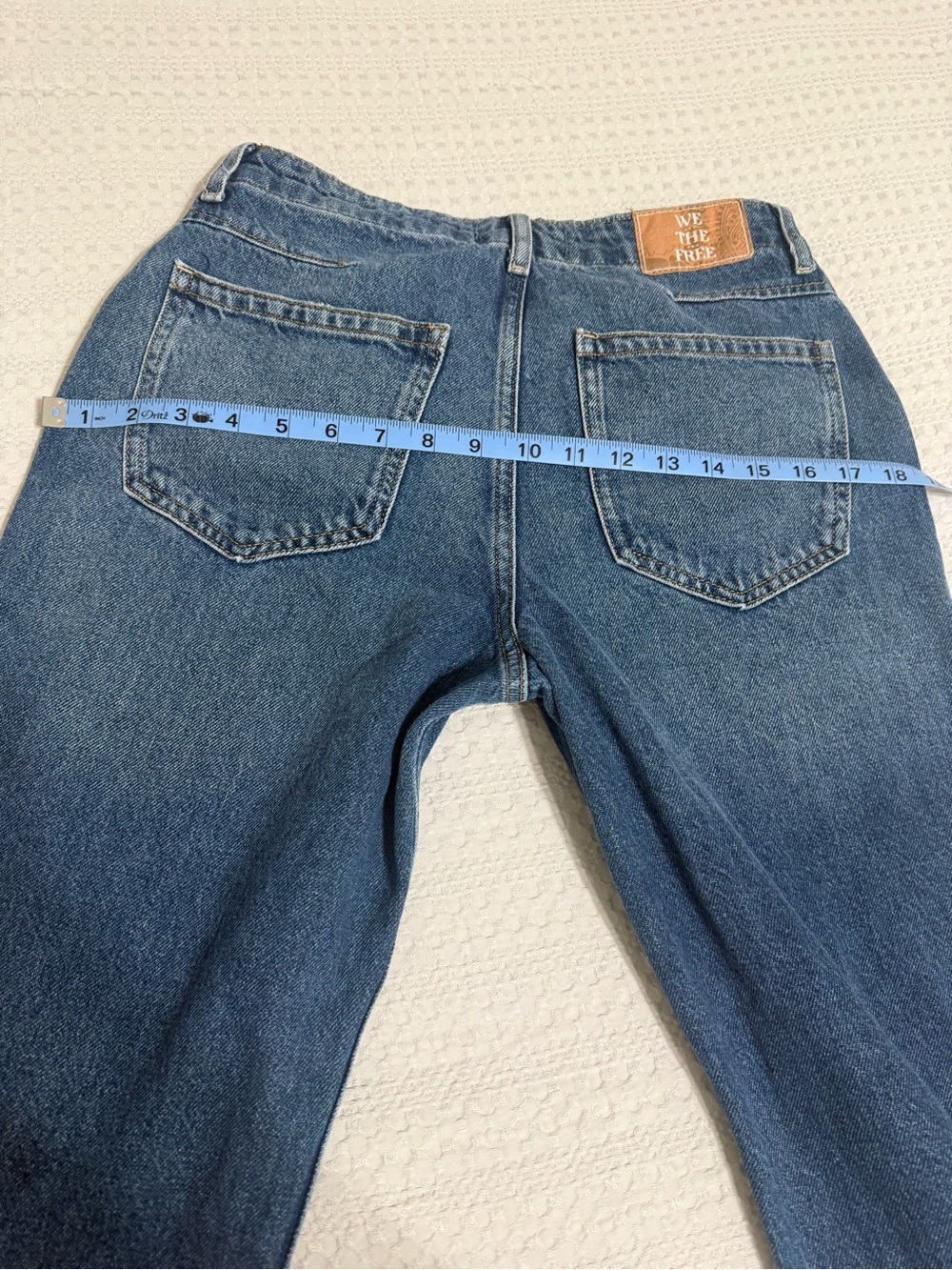 We The Free Mid-Blue Wide Leg Jeans - Picture 14 of 14